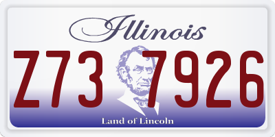 IL license plate Z737926