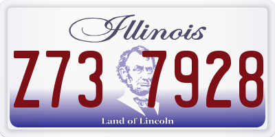IL license plate Z737928
