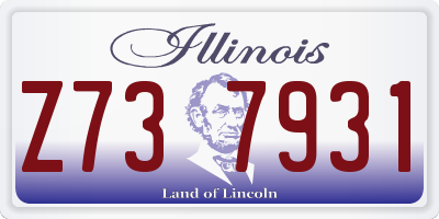 IL license plate Z737931