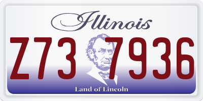 IL license plate Z737936