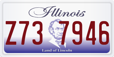 IL license plate Z737946