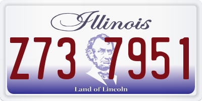 IL license plate Z737951