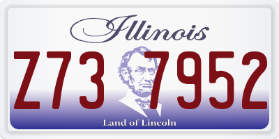 IL license plate Z737952