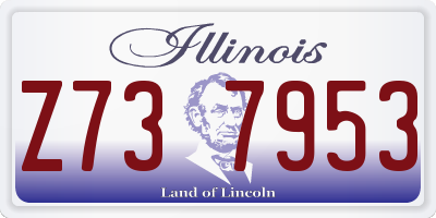 IL license plate Z737953