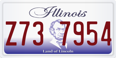 IL license plate Z737954