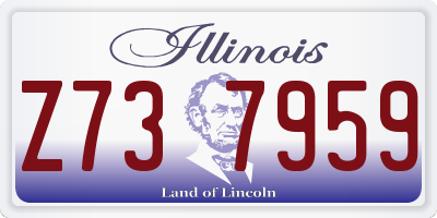 IL license plate Z737959
