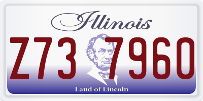 IL license plate Z737960