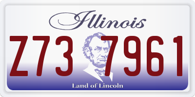 IL license plate Z737961