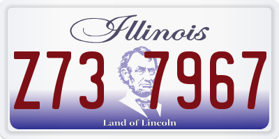 IL license plate Z737967