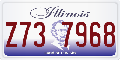 IL license plate Z737968