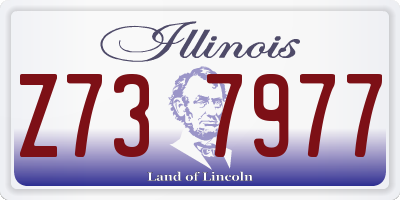 IL license plate Z737977