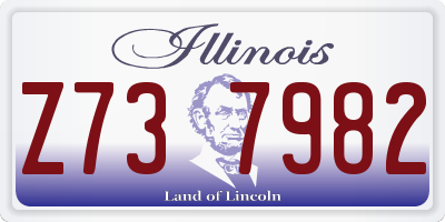 IL license plate Z737982