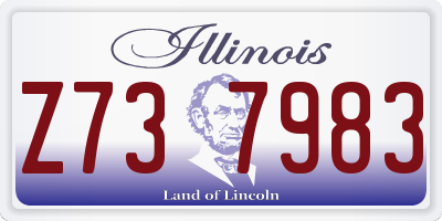 IL license plate Z737983