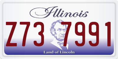 IL license plate Z737991