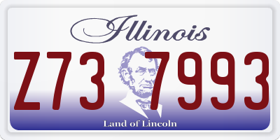 IL license plate Z737993