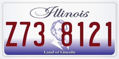 IL license plate Z738121