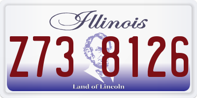 IL license plate Z738126
