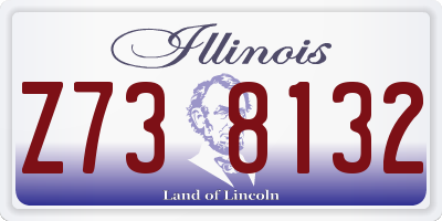 IL license plate Z738132