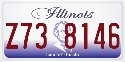IL license plate Z738146