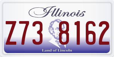 IL license plate Z738162