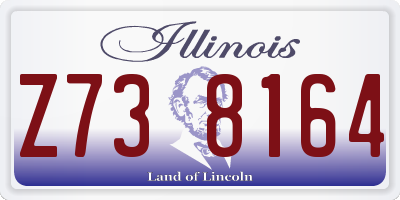 IL license plate Z738164