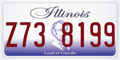 IL license plate Z738199