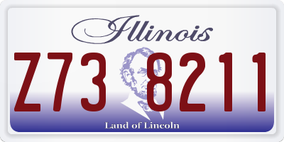 IL license plate Z738211