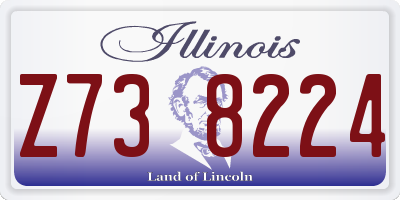 IL license plate Z738224