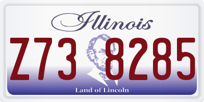 IL license plate Z738285