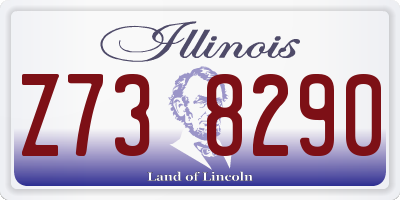 IL license plate Z738290
