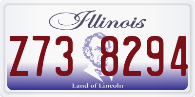 IL license plate Z738294