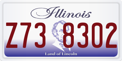 IL license plate Z738302