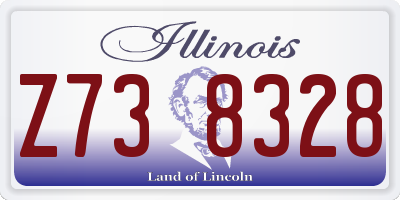 IL license plate Z738328