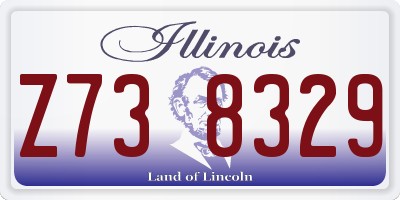 IL license plate Z738329