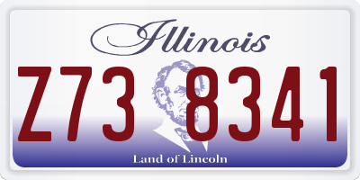 IL license plate Z738341