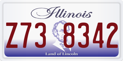 IL license plate Z738342