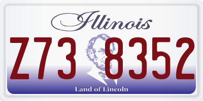 IL license plate Z738352