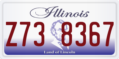 IL license plate Z738367
