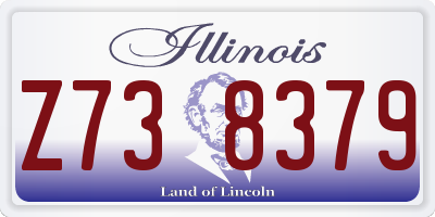 IL license plate Z738379