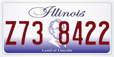 IL license plate Z738422