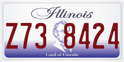 IL license plate Z738424