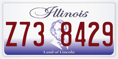 IL license plate Z738429
