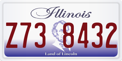 IL license plate Z738432