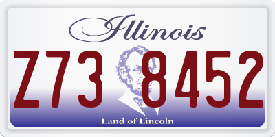 IL license plate Z738452