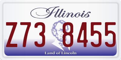 IL license plate Z738455