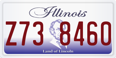 IL license plate Z738460
