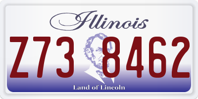 IL license plate Z738462