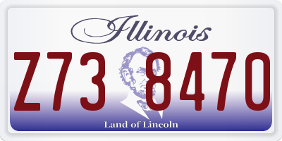 IL license plate Z738470