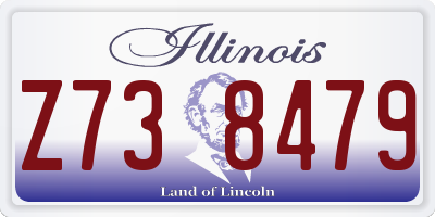 IL license plate Z738479