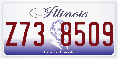 IL license plate Z738509